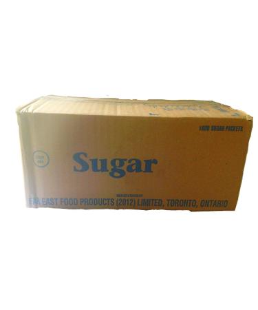 Far East Granulated White Sugar Packets (Sachets) - 3 Gram/Packet (1000 Packets)