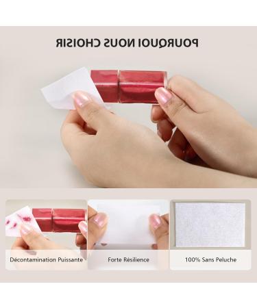  Cheerhom Pack of 630 Lint-Free Gel Nail Wipes - Cotton Pads and Cleansing Dissolving Wipes - Buy Online on GoSupps.com