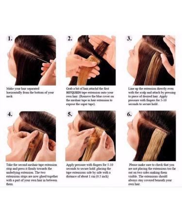 Rich Choices Human Hair Extensions 0907-6 | Premium Quality International Shipping Available - Buy Online on GoSupps.com