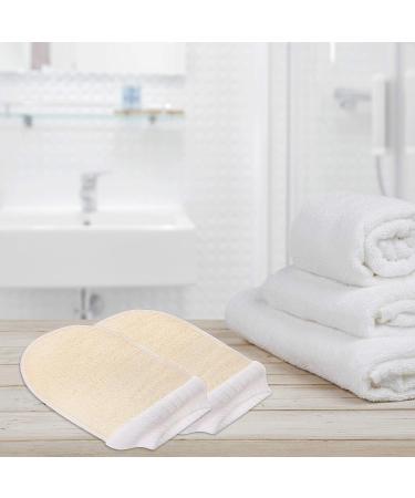 Cabilock 2pcs Loofah Exfoliating Gloves Pad Body Washing Mitts Loofah Scrubbers for Men Women Spa Shower Bath Towel 13x20x0. 5cm - Buy Online on GoSupps.com
