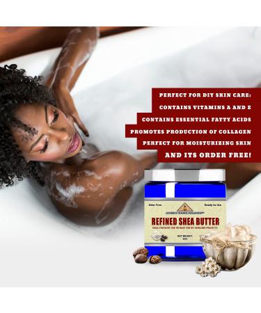 Naturally Refined AFRICAN IVORY WHITE SHEA BUTTER BLOCKS/JAR UNSCENTED Bulk Size for Anti Aging Dry Skin DIY Body Butter Recipes Base for Skincare Babycare and DIY Soap Making Projects. (8 oz) - Buy Online on GoSupps.com