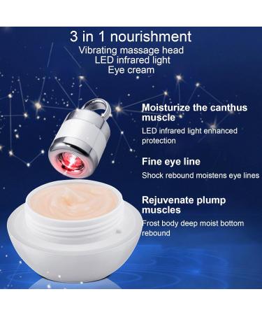 3 in 1 LED Infrared Massage Eye Cream | 30g Hydrating & Tightening Under Eye Cream for Wrinkles & Anti-Aging - Buy Online on GoSupps.com
