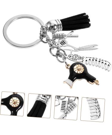 WHAMVOX key chains blow dryer Hair Dryer Charm Keychain accessories Backpack European and American - Buy Online on GoSupps.com