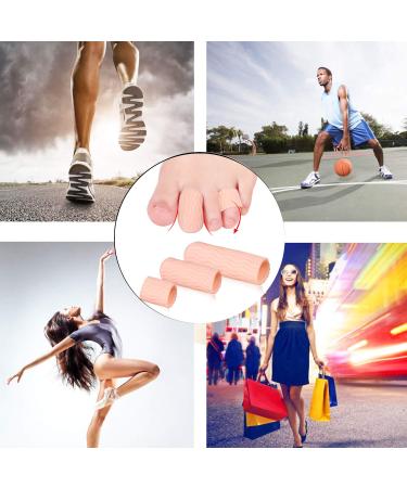 10 Pieces Silicone Toe Protection Caps - Pain Relief for Blisters Corns and Cracked Toes - Buy Online on GoSupps.com