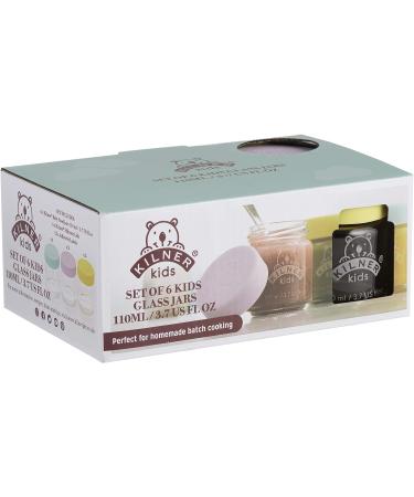 Kilner Kids 110ml Set of 6 Glass Jars in Yellow/Purple - Children's Storage Containers - Buy Online on GoSupps.com