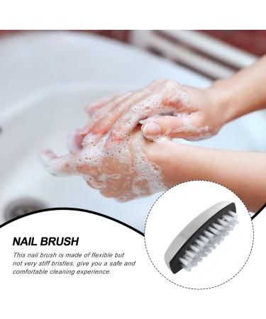 Beaupretty Art Toe and for Toes Wool Scrubbing Professional Pedicure Deep Manicure Silver Tool Nail Fingernail Cleaner Brush Steel Washing Finger Nylon Soap Cleaning Stainless Hand - Buy Online on GoSupps.com