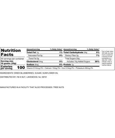 Dried Blueberries 2 lbs Whole Cultivated  Resealable Bag  Great for Salads  Mixes  Cooking and Baking 2.0 Pounds - Buy Online on GoSupps.com