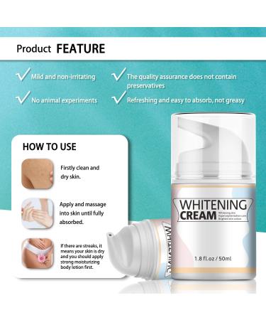 Go Ho Skin Whitening Cream | Intimate Area Lightening & Dark Spot Remover for Underarms Elbows and Inner Thighs - Easy to Use International Shipping - Buy Online on GoSupps.com