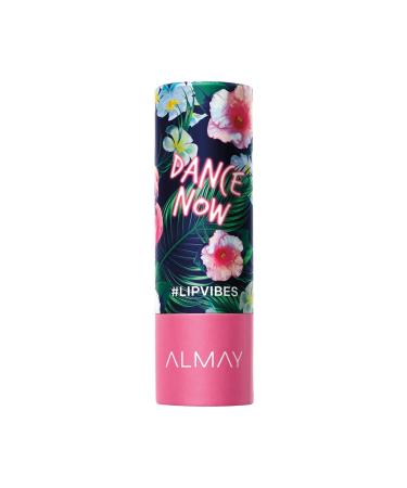 Lip Vibes Lipstick with Vitamin E Oil & Shea Butter by Almay  Matte Cream Finish  Hypoallergenic  Dance Now  0.14 Oz