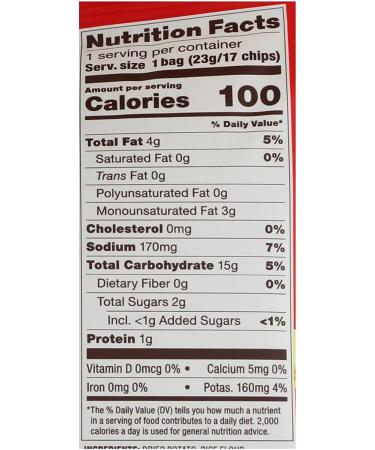 Popchips All Natural Barbeque Potato Chips - 0.8 oz (Pack of 24) | Healthy Snack Option - Buy Online on GoSupps.com