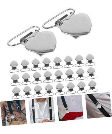 Coheali 120 Pitch Peach Heart Beak Clip Holder for Sheet Metal Tapes - Stainless Steel Heart Bracket Carrier Clips for Sofa Cushions & Pacifier Clips - Buy Online on GoSupps.com