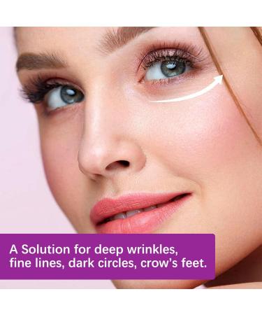 Vitamin C + Retinol Eye Cream Eye Cream for Dark Circles and Bags Under Eyes Anti Aging Eye Cream Collagen Eye Cream Reduces Fine Lines Wrinkles - Buy Online on GoSupps.com
