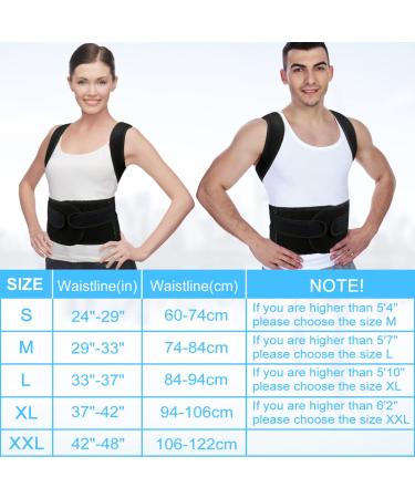 Posture Corrector for Men&Women - Back Brace for Lumbar Support and Upright - Breathable Back Straightener Back Corrector Posture Improve and Neck Back Shoulder Pain Relieve 2X-Large(42-48 Inches) XX-Large(42-48 Inches) - Buy Online on GoSupps.com