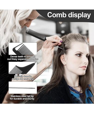 Sweet View 4-Piece Hair Styling Brush Set | Edge Brush Bristle Brush Rat Tail Comb & Chimber Comb - Perfect for All Hair Types - Buy Online on GoSupps.com