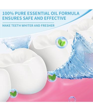 Natural Peppermint Oil Mouthwash Concentrate - 100% Pure Essential Oil Fluoride-Free 300 Uses Promotes Gum Health | 2.02fl oz - Buy Online on GoSupps.com