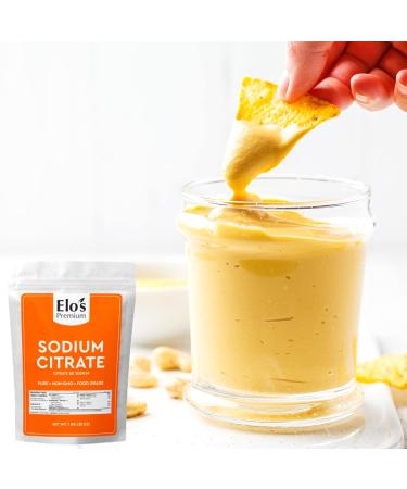 Sodium Citrate (1kg) by Elo s Premium |100% All-Natural Food Grade Emulsifier and Preservative| Packaged In Canada| Used As Emulsifier Flavor Additive and Preservative| Non-GMO Kosher and Halal Friendly Gluten Free| Make Cheese Sauces Club Soda Gravy and  - Buy Online on GoSupps.com