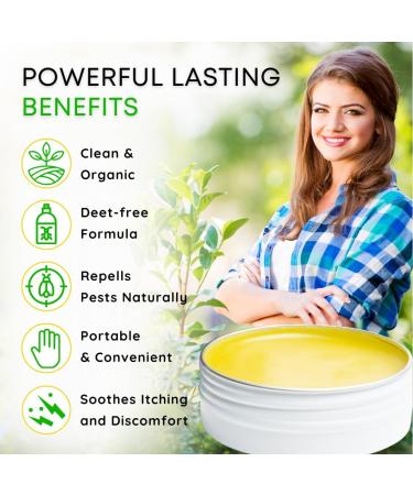 Bug Off Balm Peruvian Gold DEET-Free Insect Repellent with Citronella | Natural, Clean, and Effective Protection | 2oz | Safe for The Whole Family - Buy Online on GoSupps.com