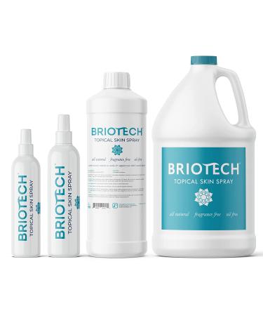 BRIOTECH Topical Skin Spray - Soothing HOCl Pure Hypochlorous for Face & Body - Support Irritations, Redness, Dry Skin, Athletic Itch - Natural Skincare - 128 Fl Oz - Buy Online on GoSupps.com