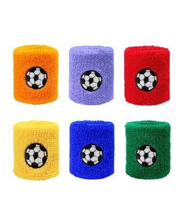 Catelves 6 piece of welding band children wrist welding band football colorful welding tape wrist welding tape wrist children football basketball welding straps welding band children poor football