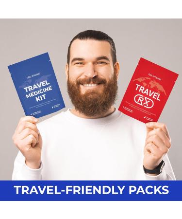 Travel Essentials Medicine Variety Pack - 37 OTC Medications & Travel RX Kit for Camping Cruises & Travel | 2 Pack - Buy Online on GoSupps.com