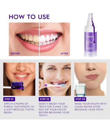 Purple Whitening Toothpaste Purple Teeth Whitening Gel Purple Whitening Toothpaste for Adults Purple Toothpaste Whitening Purple Toothpaste for Teeth Whitening - Buy Online on GoSupps.com
