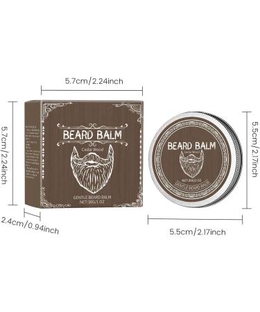 Men's Beard Butter | 30g Mustache Wax | Styling Cream Facial Hair Care Frizz Control Aftershave Daily Routine Grooming Ritual - Buy Online on GoSupps.com