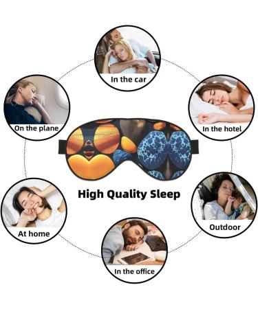 Buy Yellow Pebbles Eye Mask - Soft Elastic Adjustable Sleep Mask for Men & Women - International Shipping Available - Buy Online on GoSupps.com