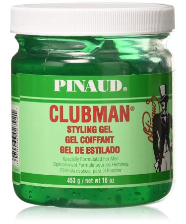 Clubman Styling Gel (3X16) 16 Ounce (3 Pack)