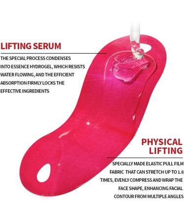 Double chin lifting face mask V line lifting mask for double chin tightening V-shape mask V-line face shaping mask slimming lifting firming double chin treatment mask 5 pieces facial mask - Buy Online on GoSupps.com