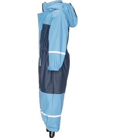 Playshoes Unisex Kid's Waterproof Mud Suit Rainwear with Fleece Lining | Navy Jumpsuit 116 - Buy Online on GoSupps.com
