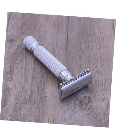 WOONEKY RASIES Stainless Steel Razor for Men - Safe & Stylish Home Use Compact Design (10.50x4.00x3.00cm) - Buy Online on GoSupps.com