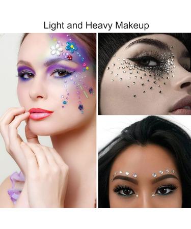 Self-Adhesive Glitter Stones - 2300+ Decorative Stones for Face Makeup Nail Art & Kids Crafts | International Shipping - Buy Online on GoSupps.com