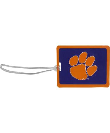 Siskiyou NCAA Clemson Tigers Vinyl Luggage Tag 2pk - Orange - One Size - Buy Online on GoSupps.com