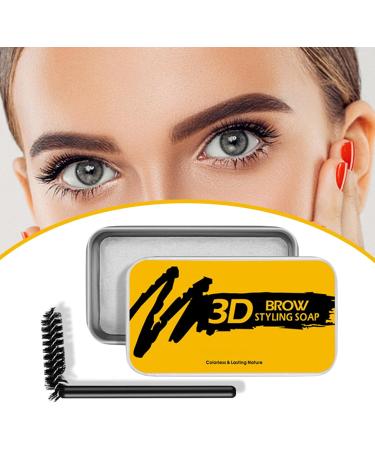 Eyebrow Soap Kit Eyebrow Gel Clear with Eyebrow Brush Transparent longlasting styling balm for natural eyebrows eyebrow pomade Raxove - Buy Online on GoSupps.com