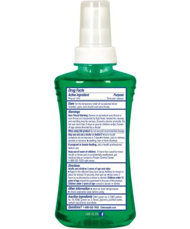 Chloraseptic Sore Throat Spray Menthol 6 fl oz - Pack of 3 (Sugar Free) - Buy Online on GoSupps.com