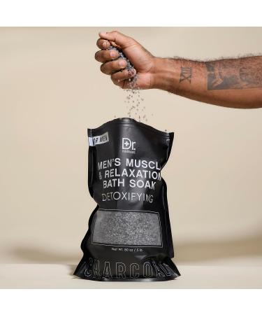 Dr. Wellness Men's Muscle & Relaxation Bath Soak - Charcoal Formula 5 LB | Renewing Refreshing & International Shipping Available - Buy Online on GoSupps.com