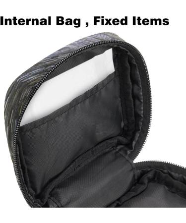 Gray Starry Sky Night Ladies Tie Storage Bag | Portable Menstrual Cup Pocket with Zipper for Teens & Women - Buy Online on GoSupps.com