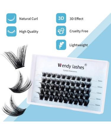 D Curl Cluster Lashes 0.07mm 8-16mm Mixed | Reusable Soft Eyelash Extensions - Buy Online on GoSupps.com