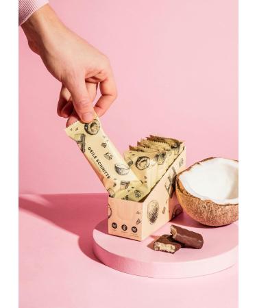 KoRo - Super Chocolate Bar filled with coconut - 10 x 30 g - Perfect snack for small cravings - Vegan - Gluten free - Palm oil free - Buy Online on GoSupps.com