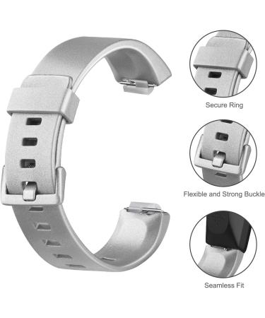 3 Pack Silicone Bands for Fitbit Inspire 2/HR/Ace 2 - Soft Sport Replacement Wristbands - Rose Gold/Gold/Silver (Small) - Buy Online on GoSupps.com