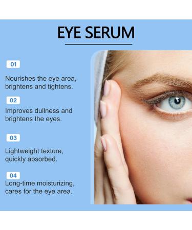  homomdy Caffeine 6% eye contour cream for dark circles moisturizing and anti-aging reducing puffiness and bags diminishing wrinkles and fine lines brightening and firming (2 pcs) - Buy Online on GoSupps.com