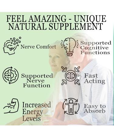 Neuropathy Pills - Neuro-Support with Alpha Lipoic Acid 600 mg for Nerve Health Carefully Selected Herbal Components Vitamins and Nutritional Elements 120 Count (1) - Buy Online on GoSupps.com