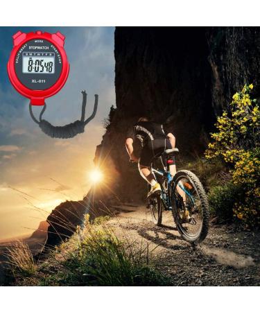 Large Screen Digital Stopwatch - Handheld Count Up Timer with Calendar Clock Function - Buy Online on GoSupps.com