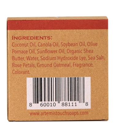 Artemis Touch Cold Pressed Artisan Soap 5 oz - Blood Moon (Roses & Oatmeal) | Natural & Eco-Friendly International Shipping - Buy Online on GoSupps.com