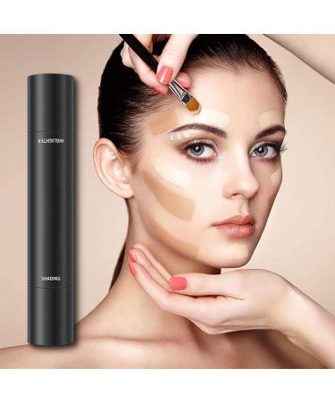 2 in1 Contouring Stick Double Headed Facial Highlighter and Contouring Stick 3D Face Brightens & Shades Makeup Stick Long-Lasting Highlighting Contouring Foundation Makeup Stick/l - Buy Online on GoSupps.com