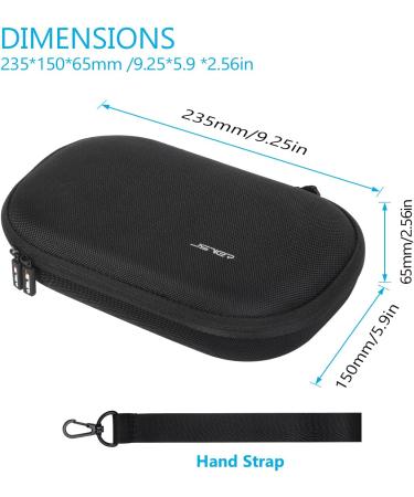 JSVER Hard Case for DJI Action 2 - Portable Storage Case for DJI Action 2 Dual-Screen and Power Combo - Protective Carrying Case for Accessories - Buy Online on GoSupps.com