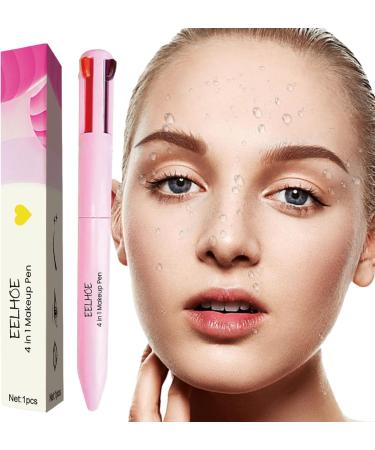Brow Contour Pencil | Highlighting Defining Waterproof 4 in 1 Makeup Pencil Beauty Tool for Women Girls for Stage Performance Gathering Working Shopping Thaely - Buy Online on GoSupps.com