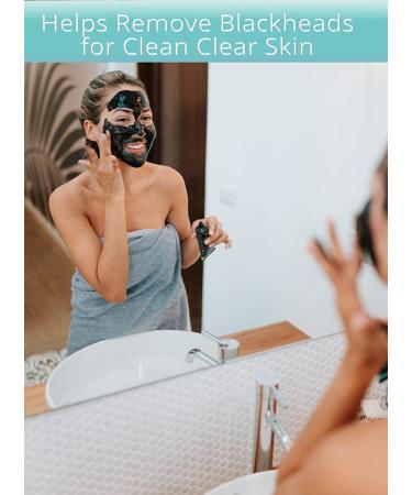 Bamboo Charcoal Peel Off Face Mask - Blackhead Remover for Clear Skin - Exfoliating & Brightening Facial Mask - Purifying Pore Minimizer - Helps Reduce Acne & Dark Spots - Buy Online on GoSupps.com