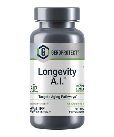 Life Extension GEROPROTECT Longevity A.I. 30 Softgels