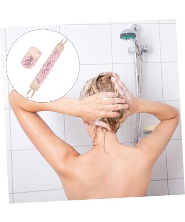 FRCOLOR Exfoliating Washcloth Bath Shower for Bathing scrubbing Body Exfoliating Strap Mens Body wash Exfoliating Bath Strap Polyester Cotton Man Strip Bath Body Towel - Buy Online on GoSupps.com